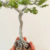 مجسمه سیمی درخت و سنگ عقیق سلیمانی|صنایع دستی و سایر لوازم تزئینی|محمدشهر, ولدآباد|دیوار