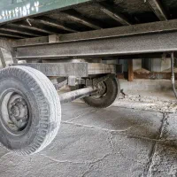 تریلی چهار چرخ تقویت شده دو جکه لاستیک خاوری ر