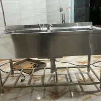 سینک دو لگنه صنعتی|کافی‌شاپ و رستوران|رامهرمز, |دیوار