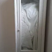 کمد دو درب ، بوفه شیشه ای ، تخت خواب همراه با تشک|تخت و سرویس خواب|تویسرکان, |دیوار