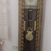 کنار سالنی و ساعت ایستاده برنز|صنایع دستی و سایر لوازم تزئینی|کرمانشاه, |دیوار