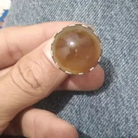 انگشتر عقیق جزع قدیمی