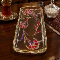رولت خوری کریستال گل لیلیوم