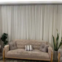 پرده حریر ساده