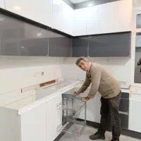 کابینت سازی ساخت درب چوبی ام دی اف کمد دیواری mdf