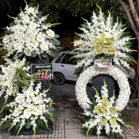 تاج گل ترحیم،تبریک،افتتاحیه، قیمت منصفانه1200|خدمات پذیرایی، مراسم|مشهد, امیر|دیوار