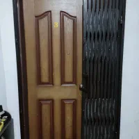 درب ورودی آپارتمان به همراه چارچوب و گارد آهنی|مصالح و تجهیزات ساختمان|گرگان, |دیوار