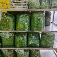 سبزی شسته شده وخرد شده