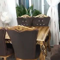 میز نهار خوری منبت|میز و صندلی غذاخوری|تویسرکان, |دیوار