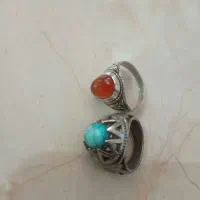 انگشتر نقره جفت وزن ۱۲گرم