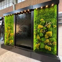 آبنما آینه ای با پنل ماس وال طرح دار (کد۱)