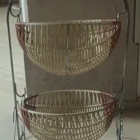 سبد سیب زمینی وپیاز|ظروف نگهدارنده، پلاستیکی، یکبارمصرف|هشتگرد, فاز ۳ مهستان|دیوار