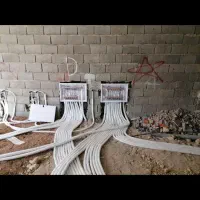 لوله کشی گاز .آب فاظلاب .نصب پمپ وتانکر