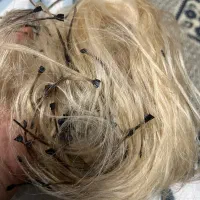 ۲۰۰ شاخه مو بلوند شده