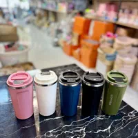 تراول ماگ قمقمه بطری استیل، دماسنج دار