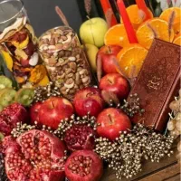 میوه ارایی/هندوانه و کدو /شب یلدا