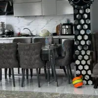 مبل هفت نفره چستر و ناهار خوری ۶نفره چستر ست|مبلمان خانگی و میز عسلی|رشت, عینک|دیوار