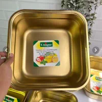 آبکش و لگن مربع طلایی ابکش لگن طلایی مربع یونیک نو|ظروف نگهدارنده، پلاستیکی، یک‌بارمصرف|تهران, جنت‌آباد جنوبی|دیوار