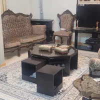 فروش فوری مبل کلاسیک و راحتی ۷ نفره-تمیز و شیک