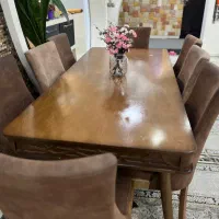 میزناهار خوری ۸ تفره درحد نو|میز و صندلی غذاخوری|دزفول, |دیوار