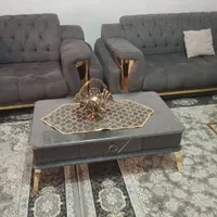 مبل ۸ نفره چستر باجلومبلی عسلی|مبلمان خانگی و میز عسلی|گلستان (تهران), |دیوار