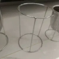 گلدان استیل سه پایه سه سایز