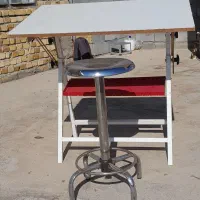 میز نقشه کشی با صندلی|میز تحریر و کامپیوتر|خرم‌آباد, |دیوار