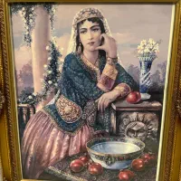 قاب عکس دختر ایرانی|تابلو، نقاشی، عکس|شیراز, قصرالدشت|دیوار