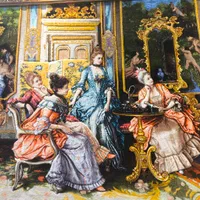 تابلو فرش دستباف شاعر جوان ابعاد 190در130|تابلو فرش|قم, انسجام|دیوار