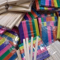 تولیدی  چوب بستنی ساده رنگی