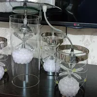 لوستر ۴ آویز زیبا تمشک صورتی|لوستر و چراغ آویز|تهران, مینای جنوبی|دیوار