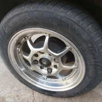 لاستیک با رینگ پرایدی|قطعات یدکی و لوازم جانبی|شیراز, بالا کفت|دیوار