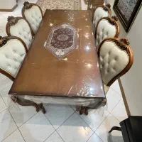 میزناهارخوری ۸ نفره(چوب راش گرجستان )با ۸ صندلی