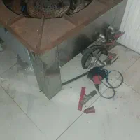 اجاق گاز آشپز خانه ای ۱متری پایه استیل