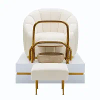 پایه‌ی سشوار//ست پدیکورصدف/صندلی اصلاح مدل کلاسیک|آرایشگاه و سالن‌های زیبایی|سنندج, |دیوار