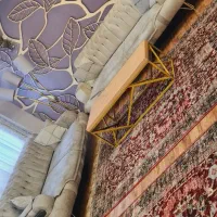 مبلمان 8 نفره تختخوابشو + آباژور + پرده