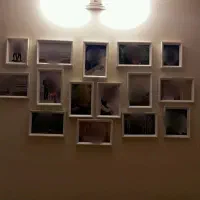 قاب عکس برجسته سفید 15عدد