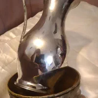پارچ وکاسه برنجی قدیمی