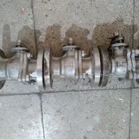 شیر فلکه فلنچی لوله فلنچ دار استیل نگیر اصل