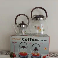 کتری قوری پیرکس|قوری، کتری، قهوه‌ساز دستی|فولادشهر, مسکن مهر فولادشهر|دیوار