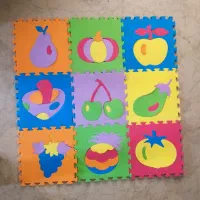 تشک فومی طرح میوه