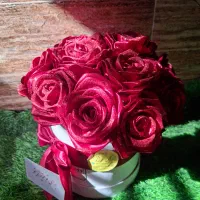 همه مدل گل روبانی با کیفیت زیر قیمت بازار|گل مصنوعی|شیراز, پشم شیشه|دیوار