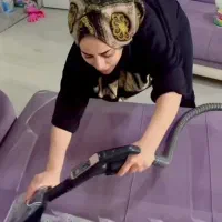 مبلشویی خوشخواب فرش توسط خانوم با موادنانو