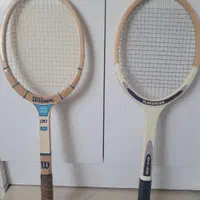 راکت تنیس ویلسون با امضای chris evert و slazenger