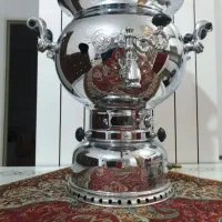 سماور پایه استیل براق