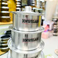 سرویس قابلمه 10 پارچه روحی ساده|ظروف پخت‌وپز|قم, علی آباد سعدگان|دیوار