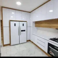 کابینت، میز، کمد، تخت خواب + کفپوش و دیوارپوش