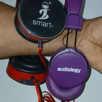 هدفون طرح چرم فیشیsmartکره وaudiology