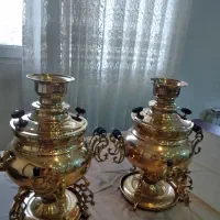 سماور ۶لیتر طلایی