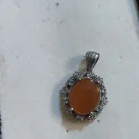 گردنبند نقره سنگ عقیق یمنی متبرک شده در کربلا نو|جواهرات|قم, زنبیل آباد|دیوار